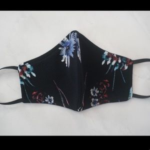 Handmade Midnight Floral Face Mask